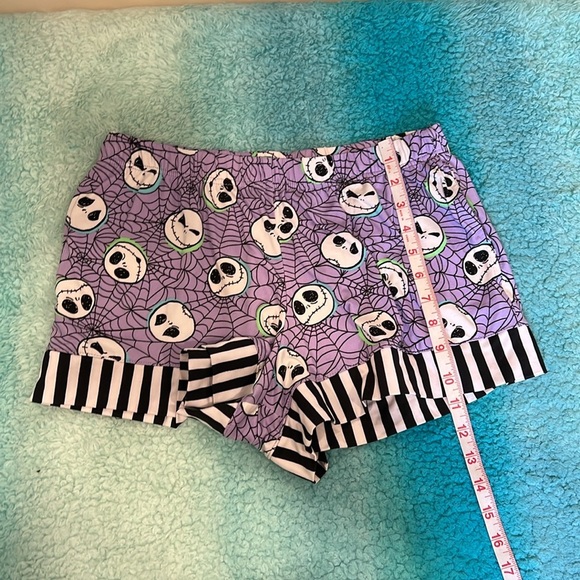 🔥Disney Purple Pajama Top with Whimsical Skulls🔥 - Picture 8 of 10